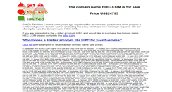 Desktop Screenshot of hiec.com